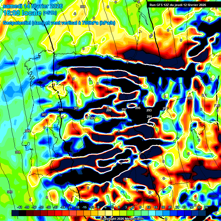 Modele GFS - Carte pr�visions 