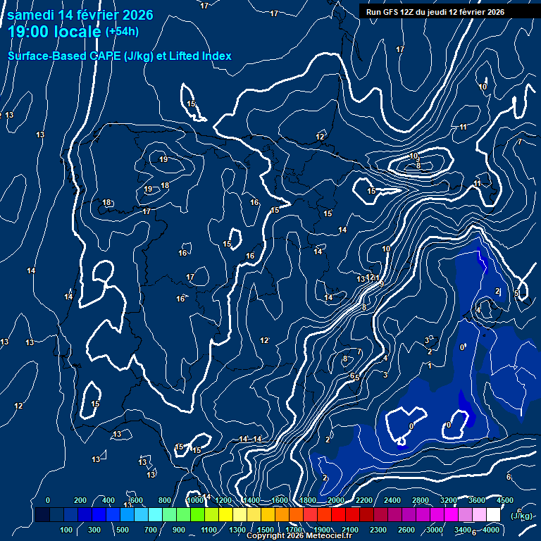 Modele GFS - Carte pr�visions 