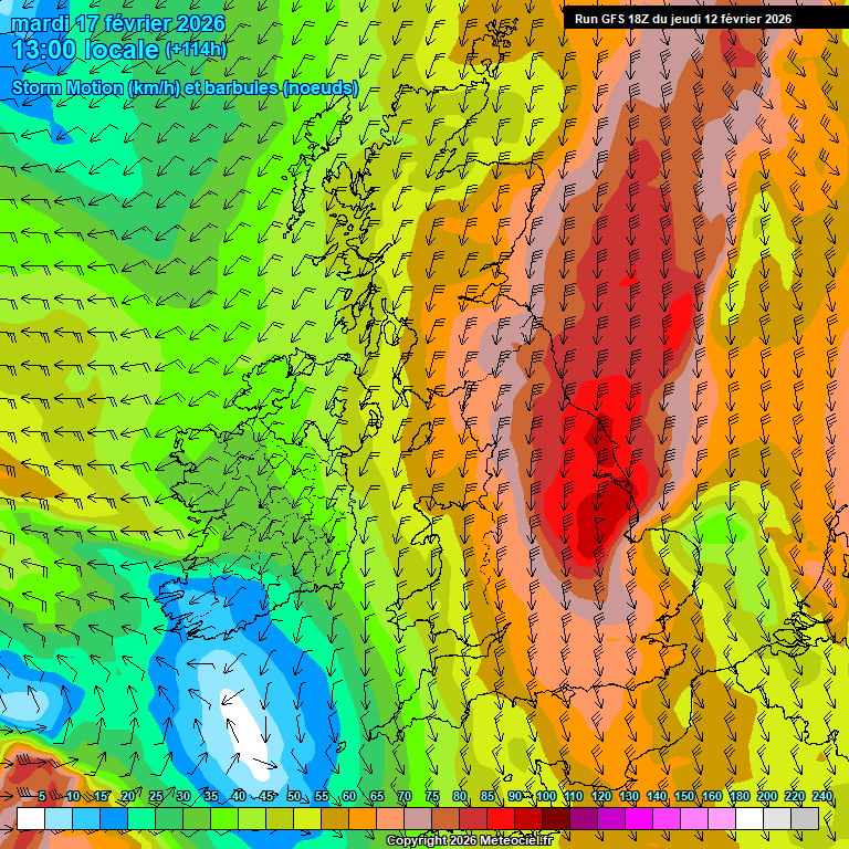 Modele GFS - Carte pr�visions 