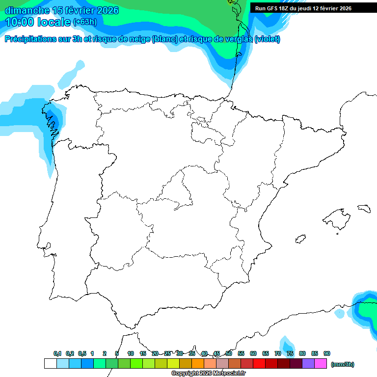 Modele GFS - Carte pr�visions 