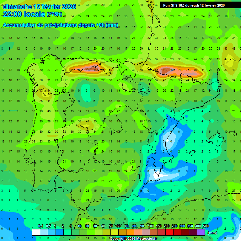 Modele GFS - Carte pr�visions 