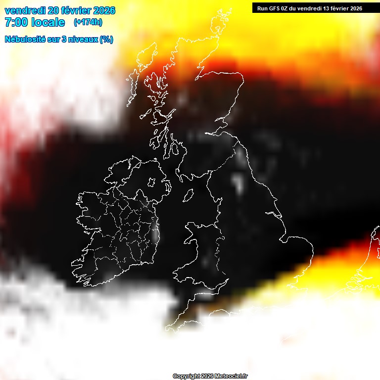 Modele GFS - Carte pr�visions 