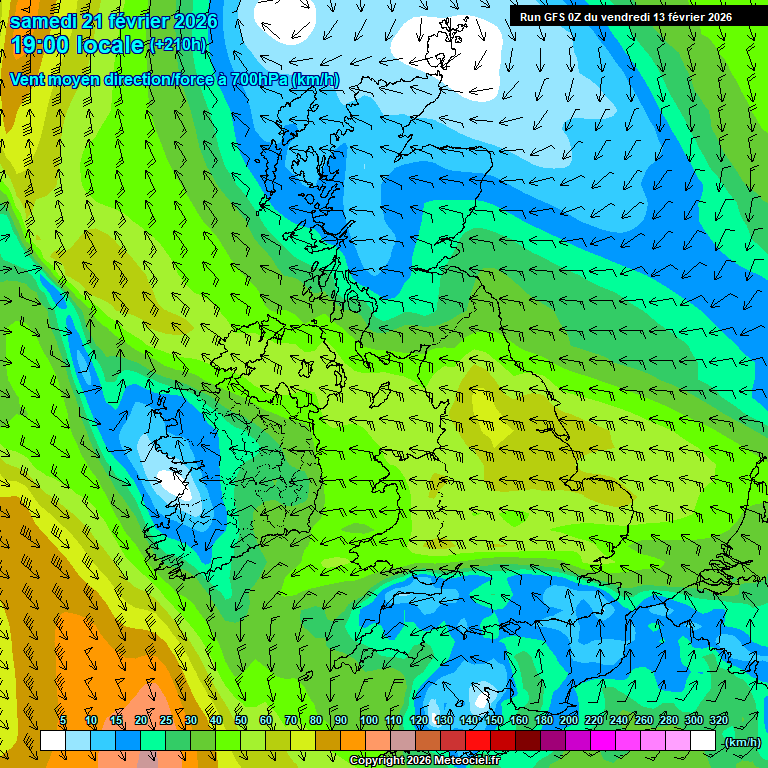 Modele GFS - Carte pr�visions 