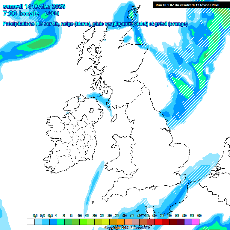 Modele GFS - Carte pr�visions 
