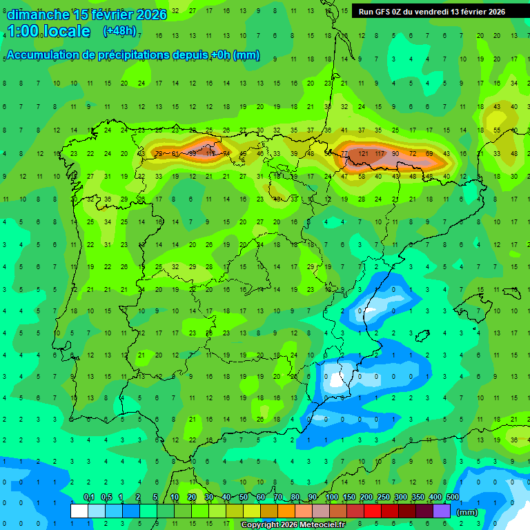 Modele GFS - Carte pr�visions 