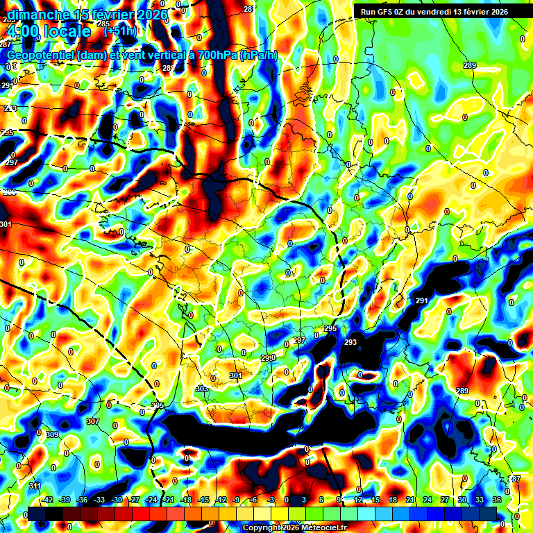 Modele GFS - Carte pr�visions 