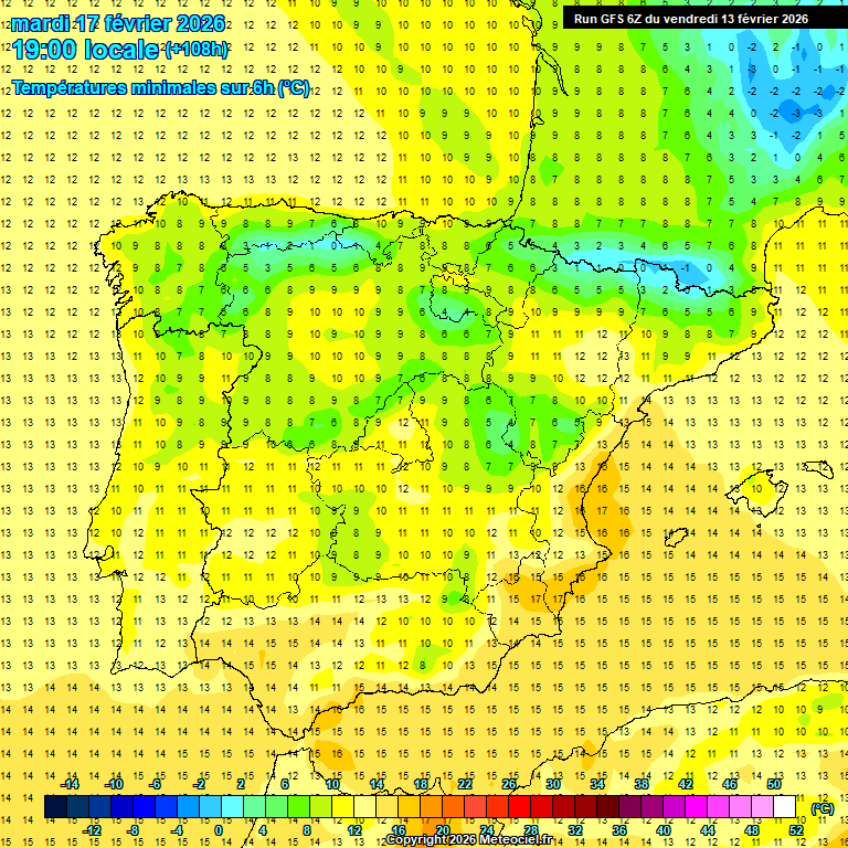 Modele GFS - Carte pr�visions 