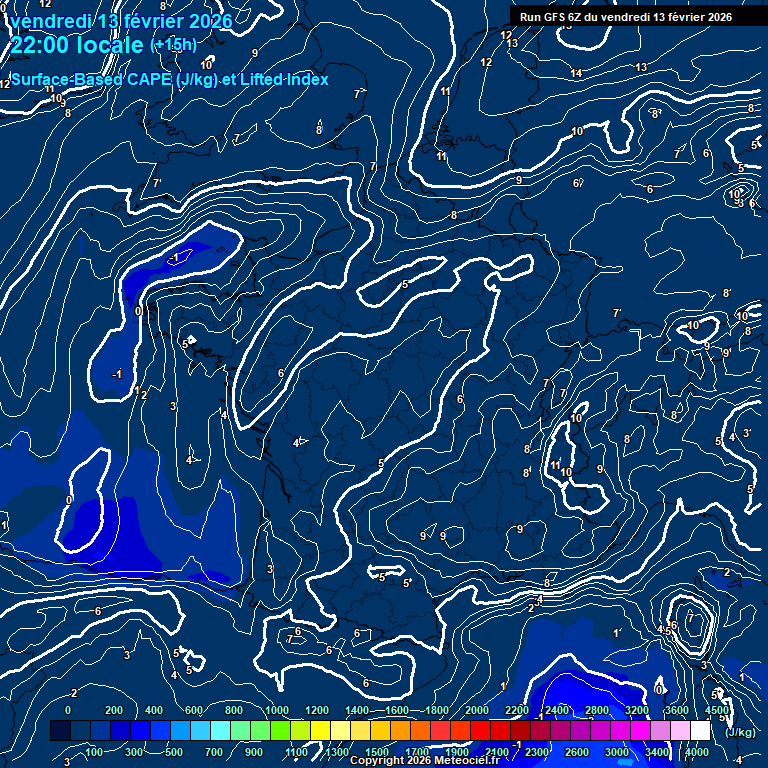 Modele GFS - Carte pr�visions 