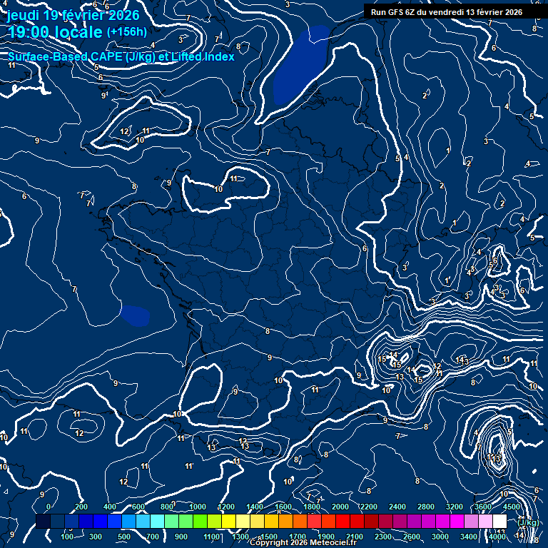 Modele GFS - Carte pr�visions 