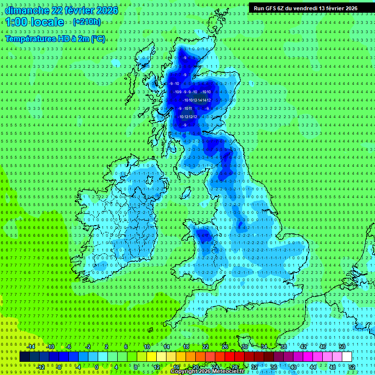 Modele GFS - Carte pr�visions 