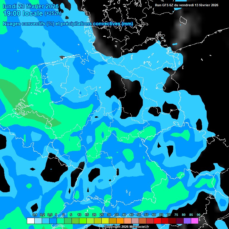 Modele GFS - Carte pr�visions 