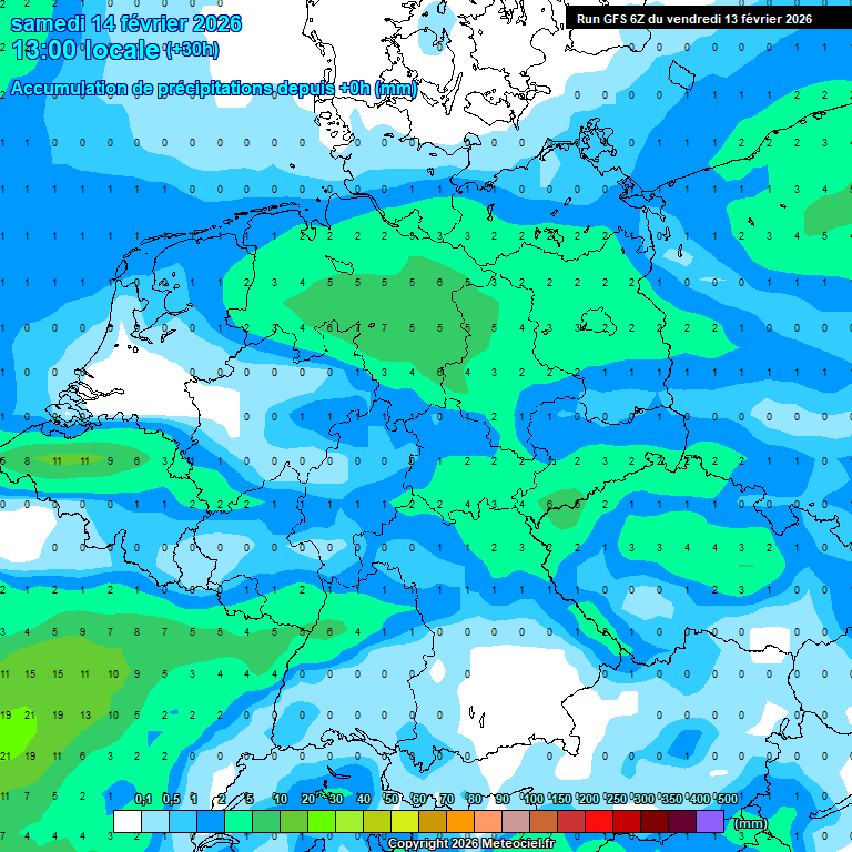 Modele GFS - Carte pr�visions 