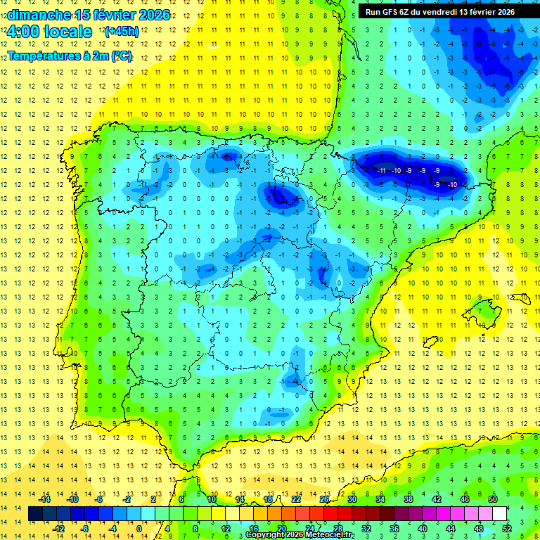 Modele GFS - Carte pr�visions 