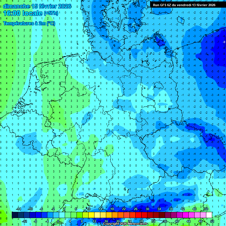 Modele GFS - Carte pr�visions 