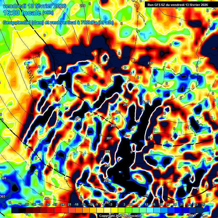 Modele GFS - Carte pr�visions 