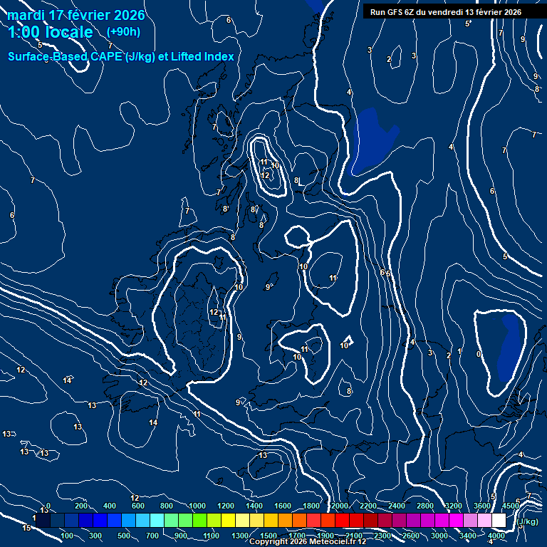Modele GFS - Carte pr�visions 