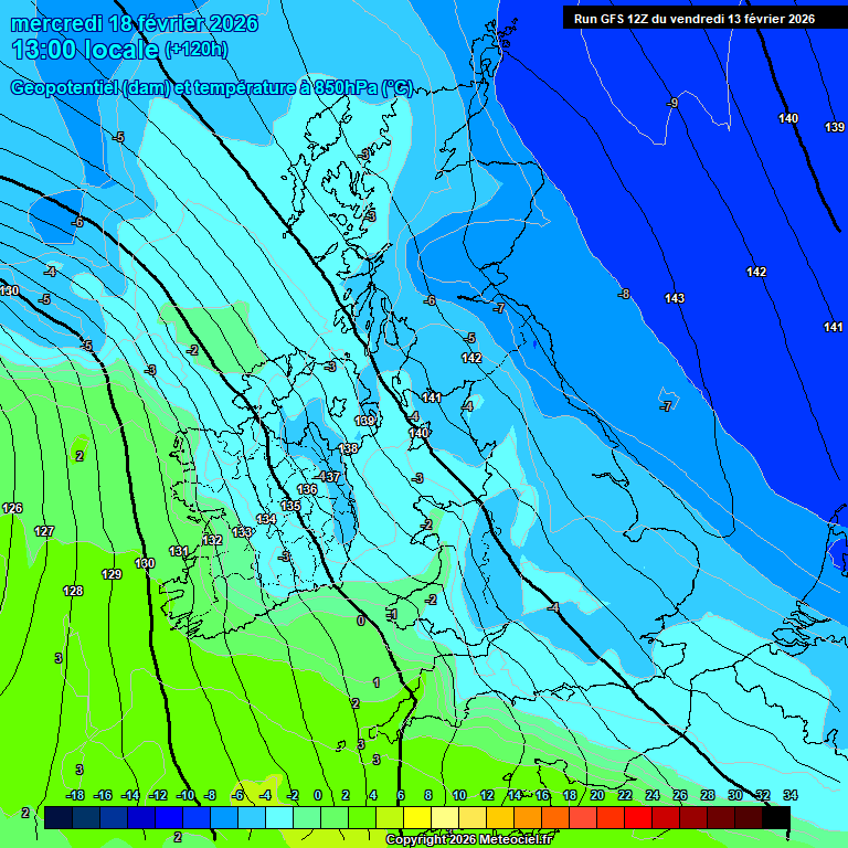 Modele GFS - Carte pr�visions 