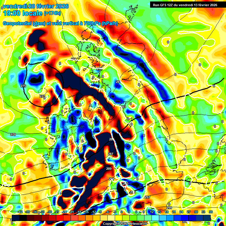 Modele GFS - Carte pr�visions 