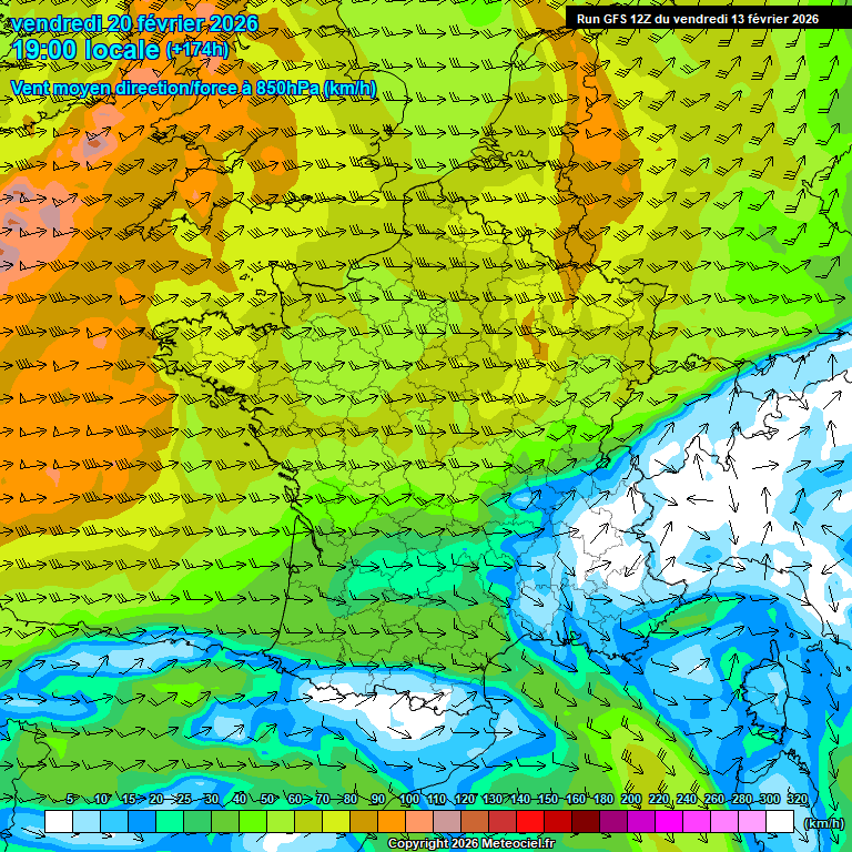 Modele GFS - Carte pr�visions 