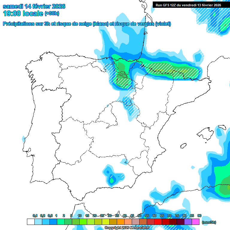 Modele GFS - Carte pr�visions 