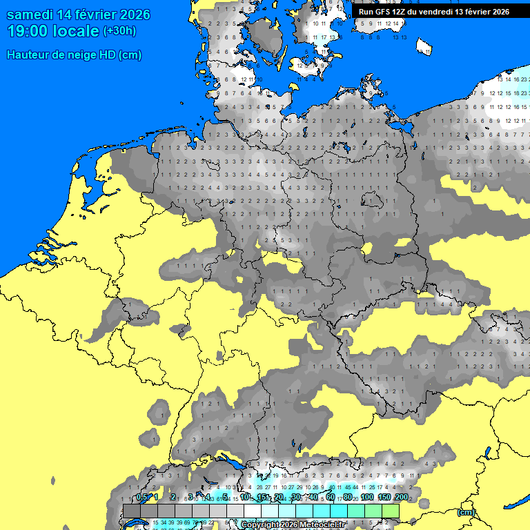 Modele GFS - Carte pr�visions 