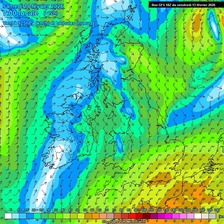Modele GFS - Carte pr�visions 