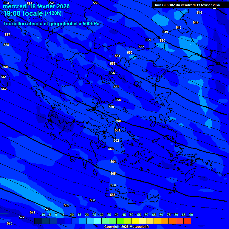 Modele GFS - Carte pr�visions 