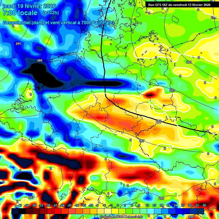 Modele GFS - Carte pr�visions 