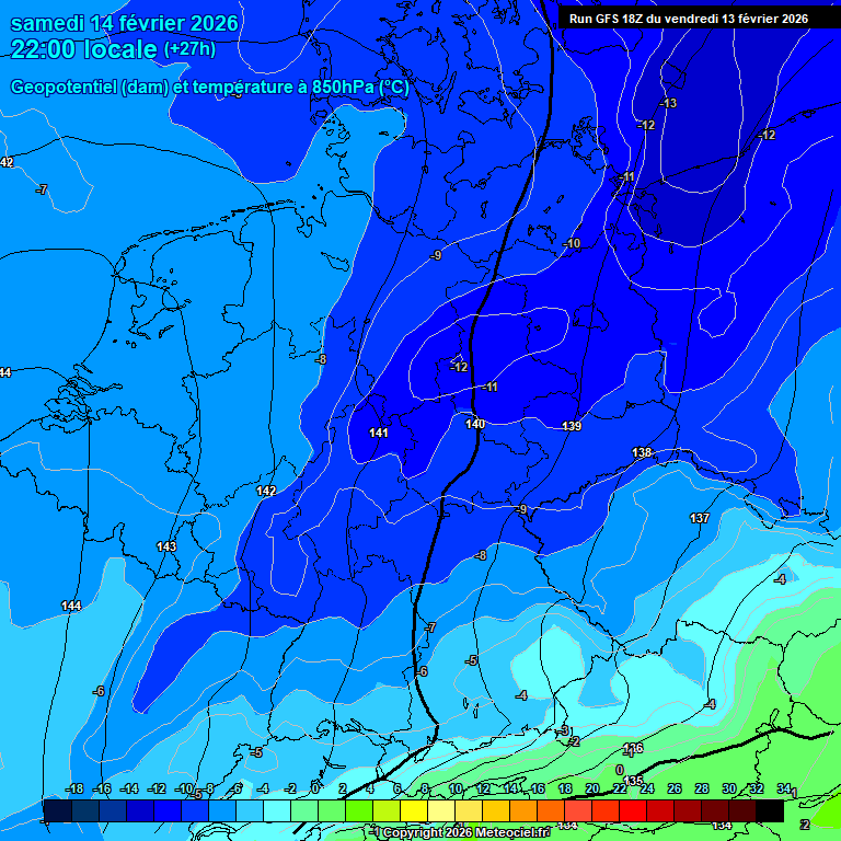 Modele GFS - Carte pr�visions 