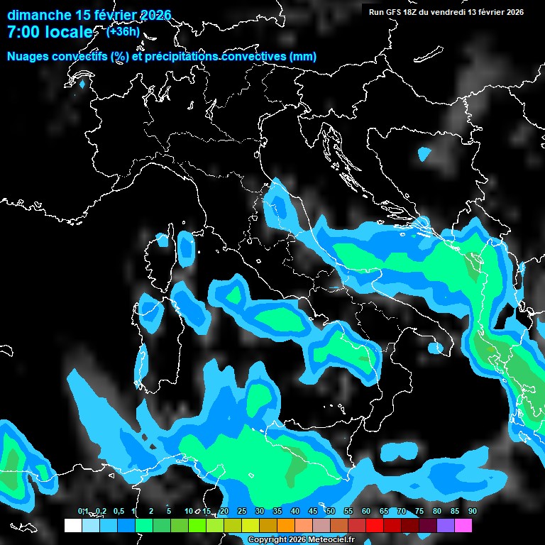 Modele GFS - Carte pr�visions 