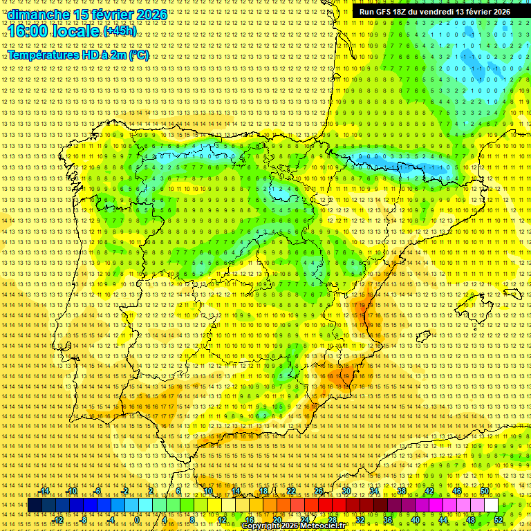 Modele GFS - Carte pr�visions 