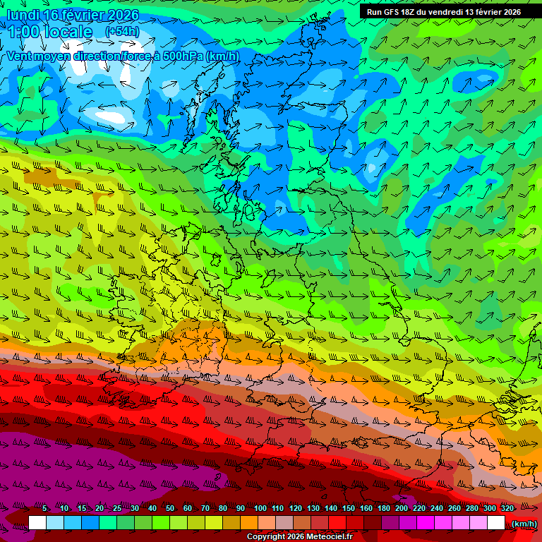 Modele GFS - Carte pr�visions 