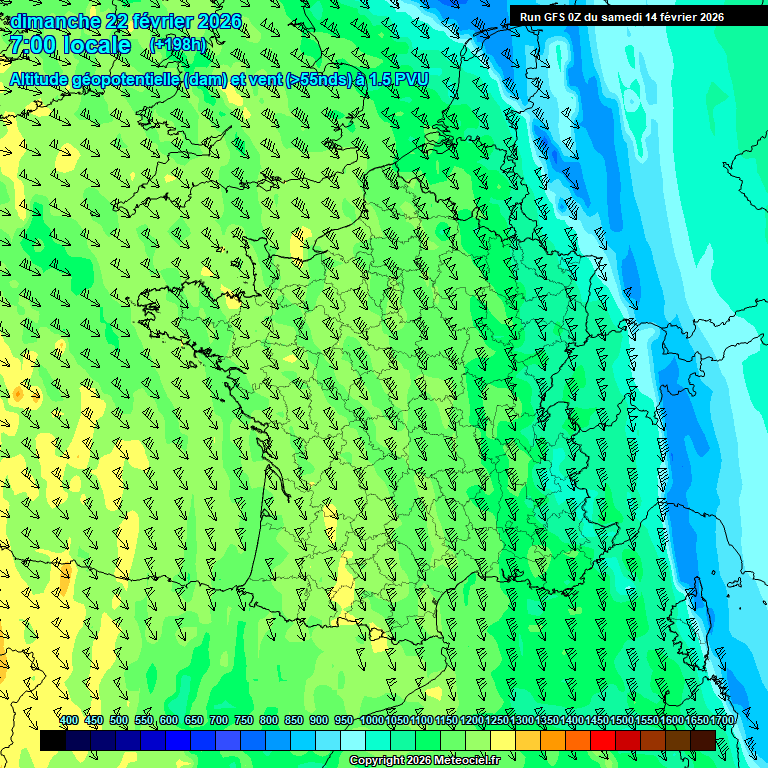 Modele GFS - Carte pr�visions 