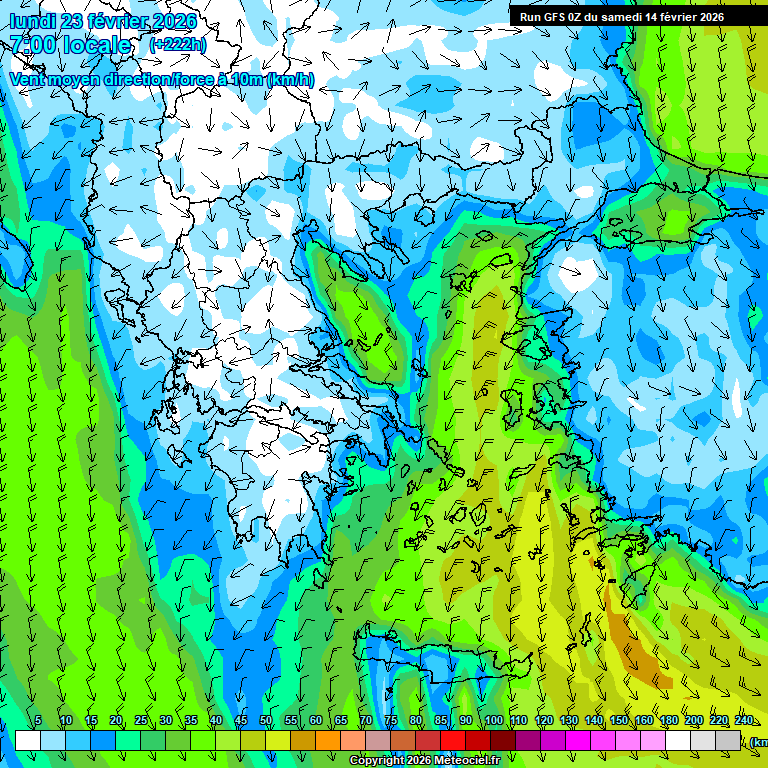 Modele GFS - Carte pr�visions 