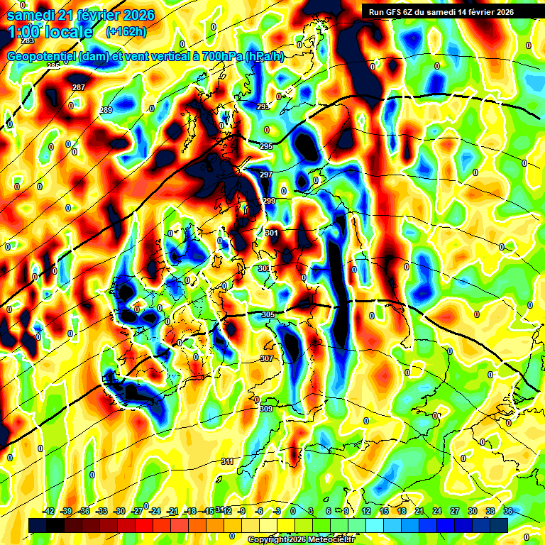 Modele GFS - Carte pr�visions 