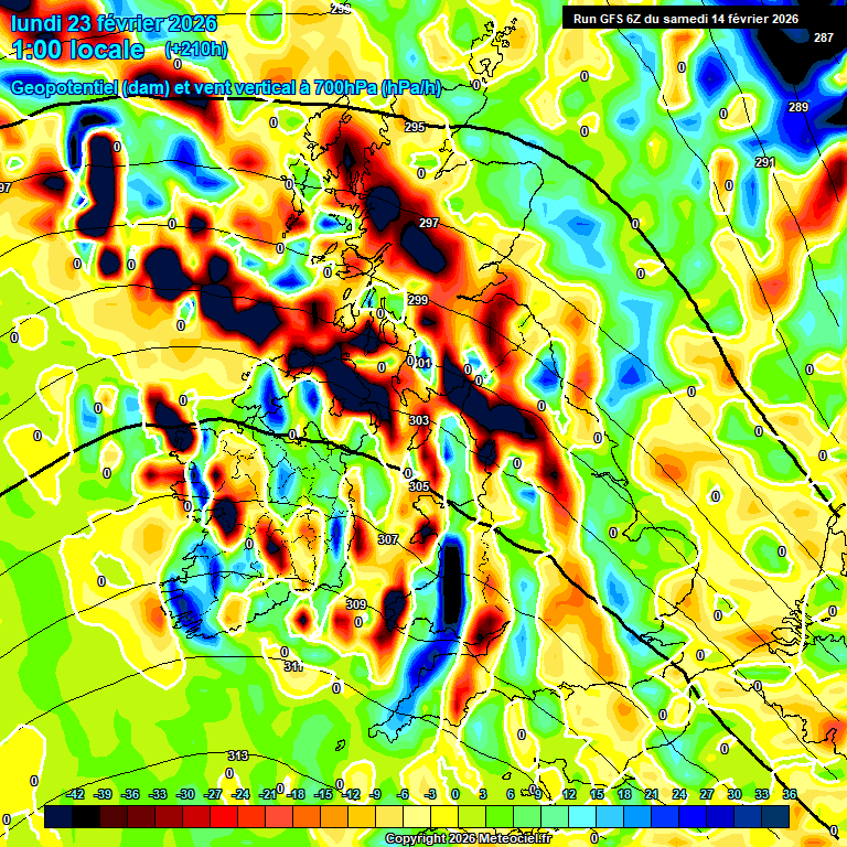 Modele GFS - Carte pr�visions 
