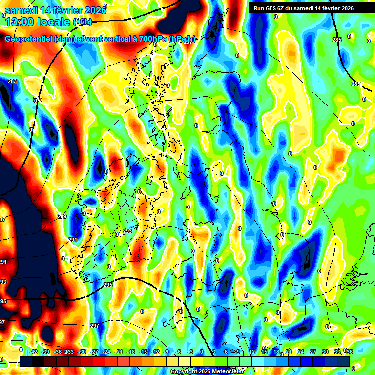 Modele GFS - Carte pr�visions 
