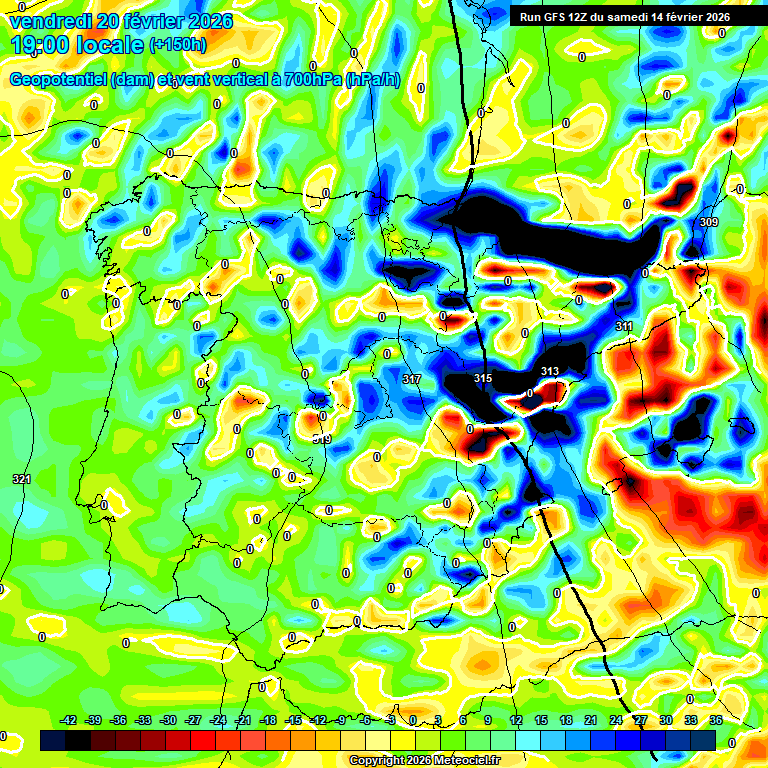 Modele GFS - Carte pr�visions 