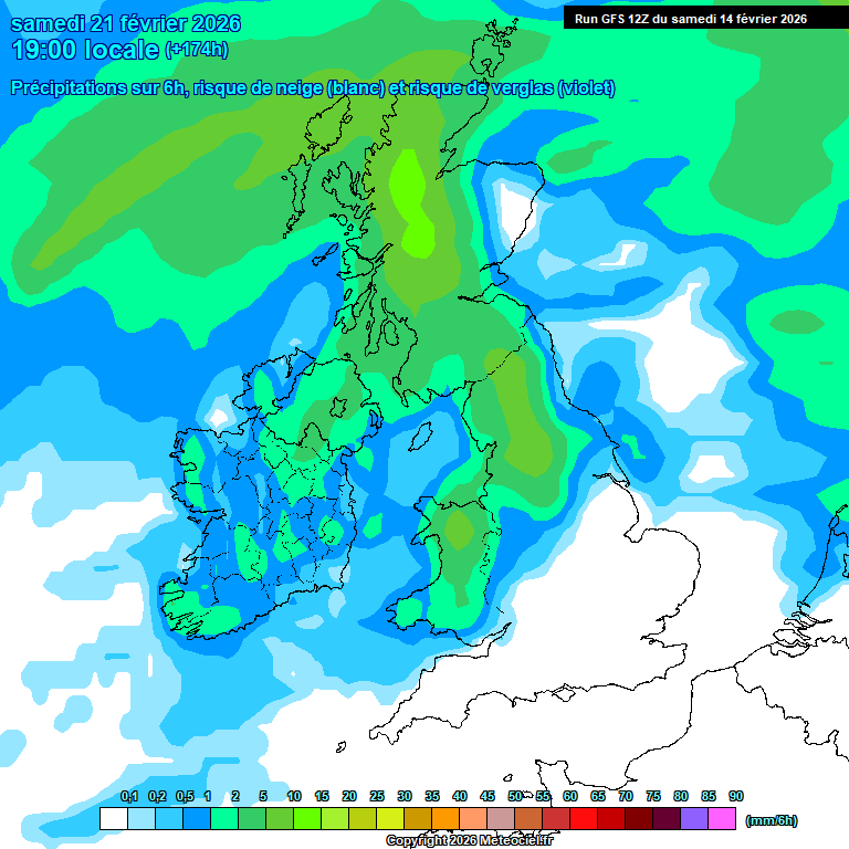 Modele GFS - Carte pr�visions 
