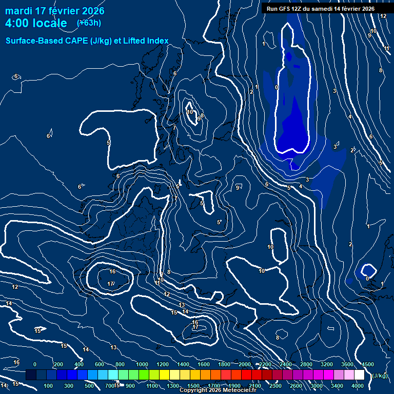 Modele GFS - Carte pr�visions 