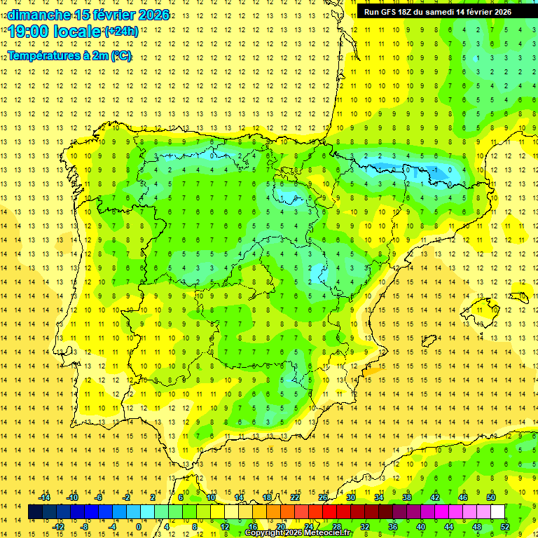 Modele GFS - Carte pr�visions 