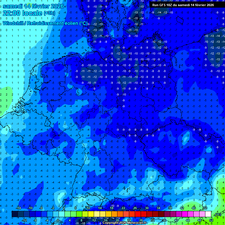 Modele GFS - Carte pr�visions 