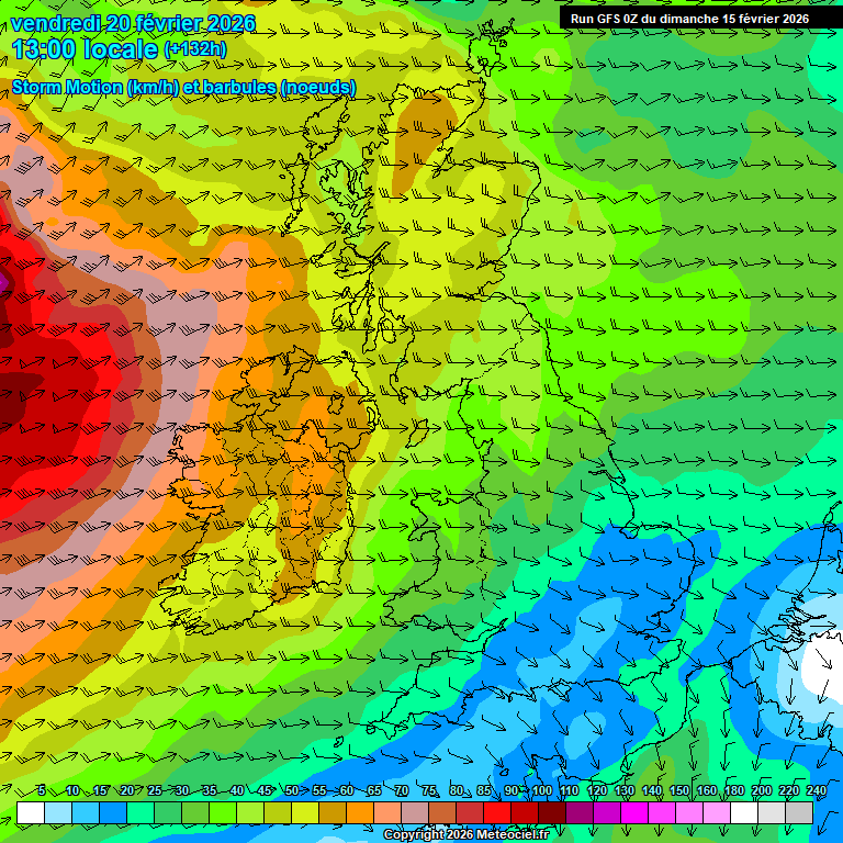 Modele GFS - Carte pr�visions 