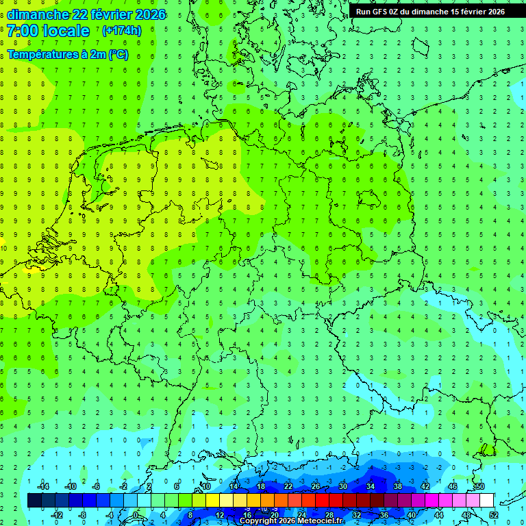 Modele GFS - Carte pr�visions 
