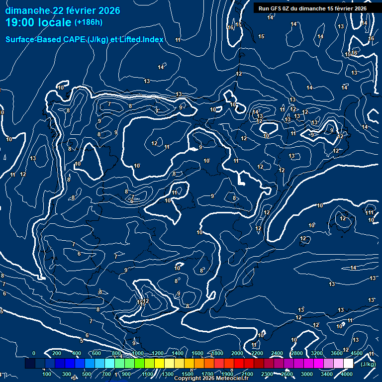 Modele GFS - Carte pr�visions 