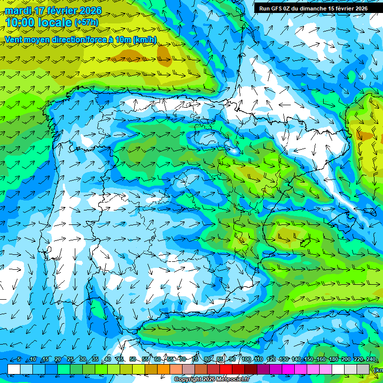 Modele GFS - Carte pr�visions 