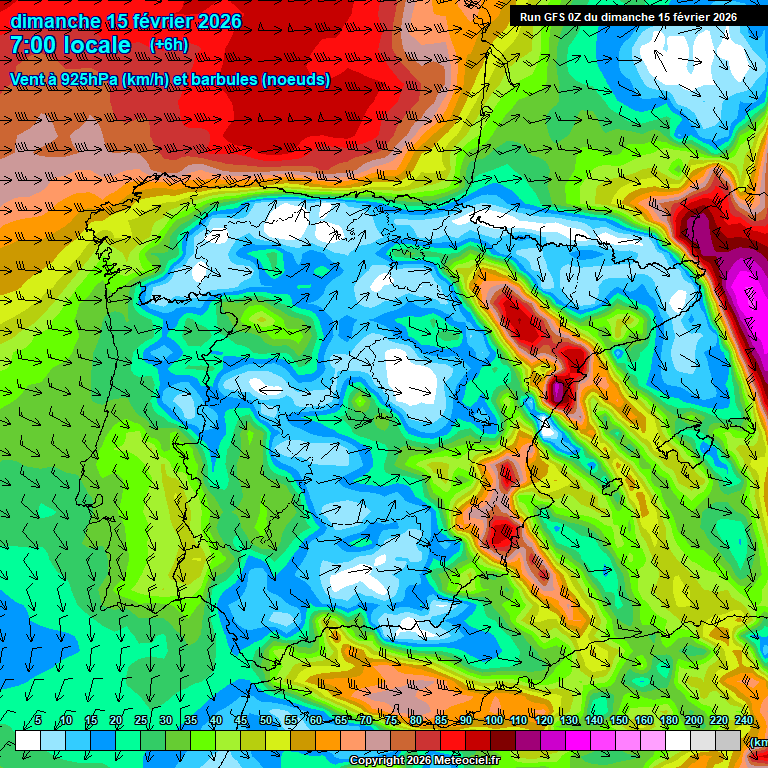 Modele GFS - Carte pr�visions 