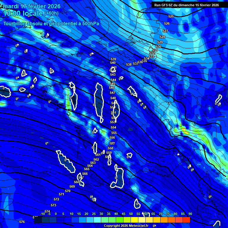 Modele GFS - Carte pr�visions 
