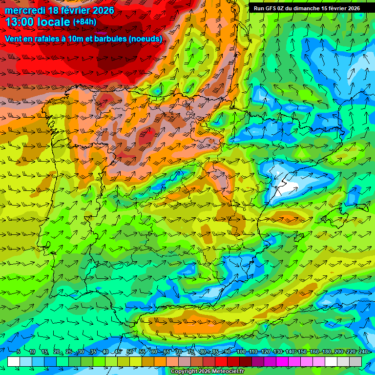 Modele GFS - Carte pr�visions 