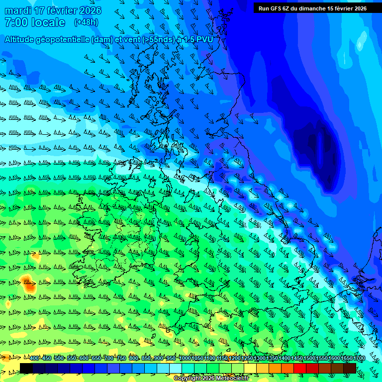 Modele GFS - Carte pr�visions 